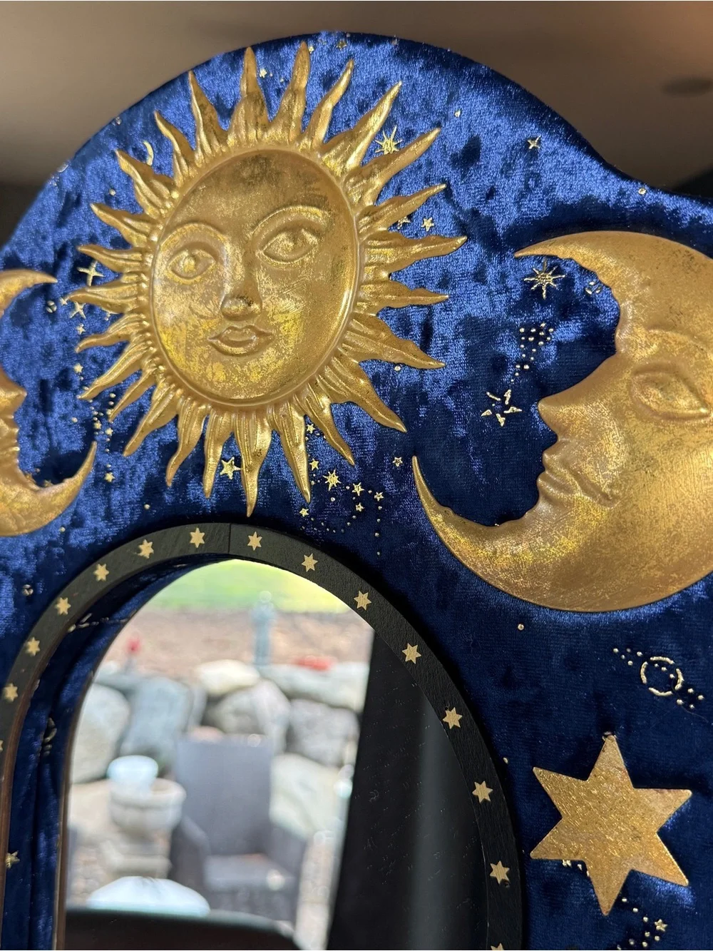 Michaels Bound By Magic Celestial Wall Mirror Moon Sun Stars Witch Whimsy Decor